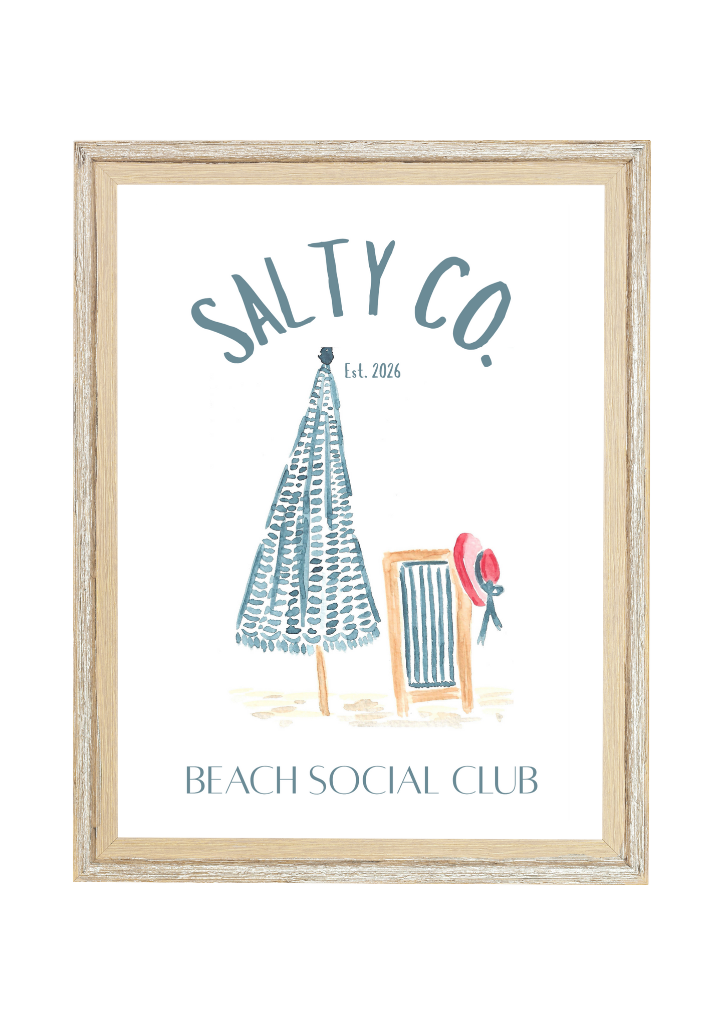 Salty Co. Watercolor Print