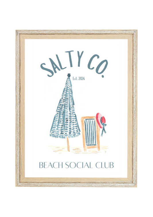 Salty Co. Watercolor Print