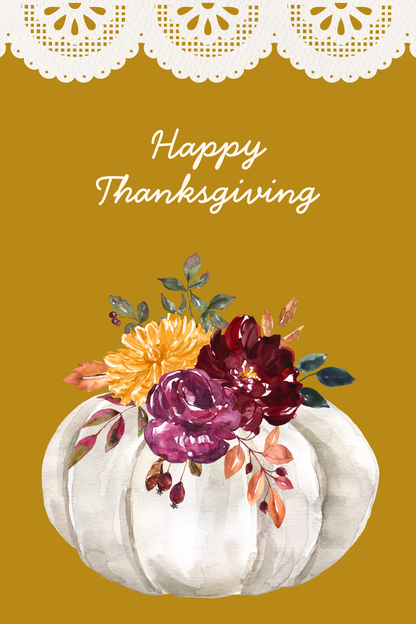 Thanksgiving Greeting Card 3-Pack 🍂